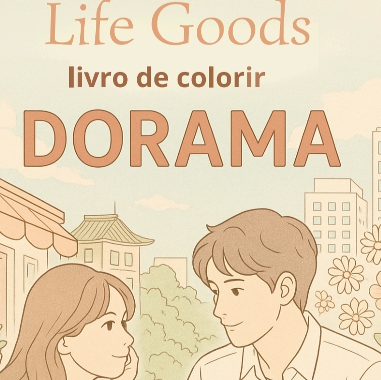 Life Goods Livros de Colorir Dorama