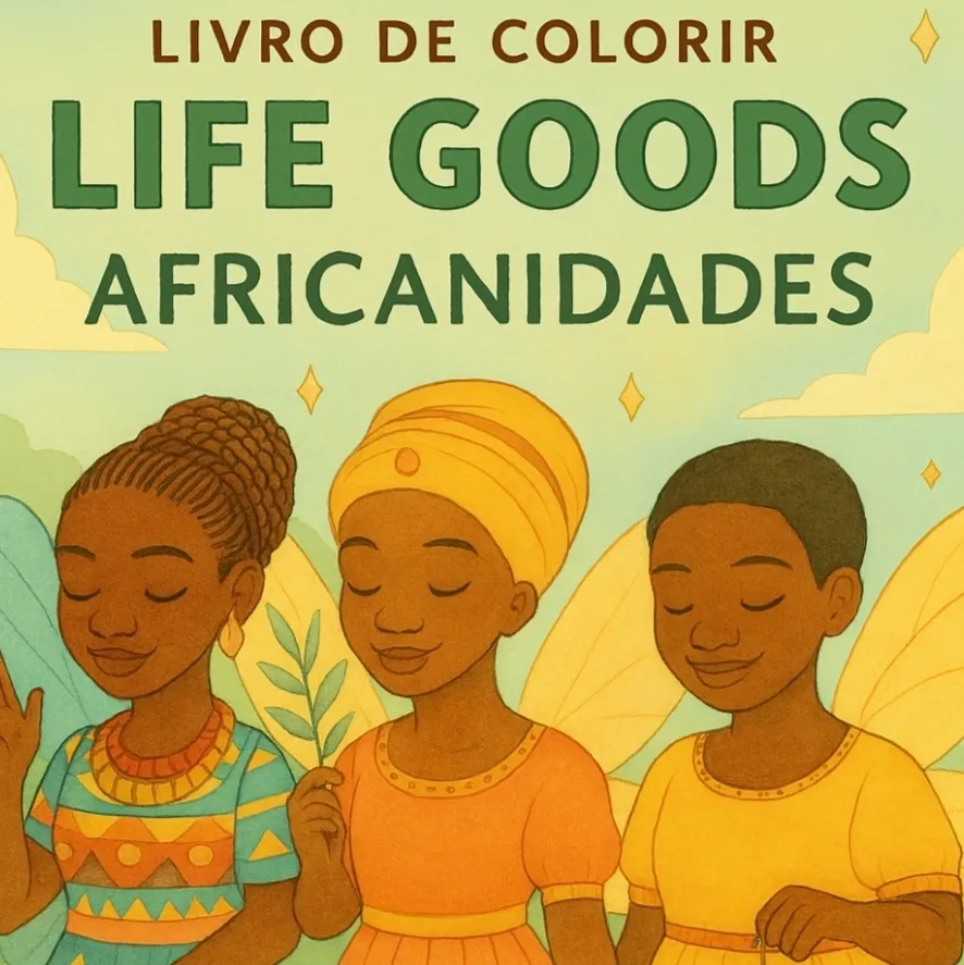 Life Goods Livros de Colorir Africanidades