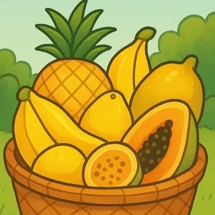 Coleção Raízes Fada Life. Hortaliças, vegetais e frutas