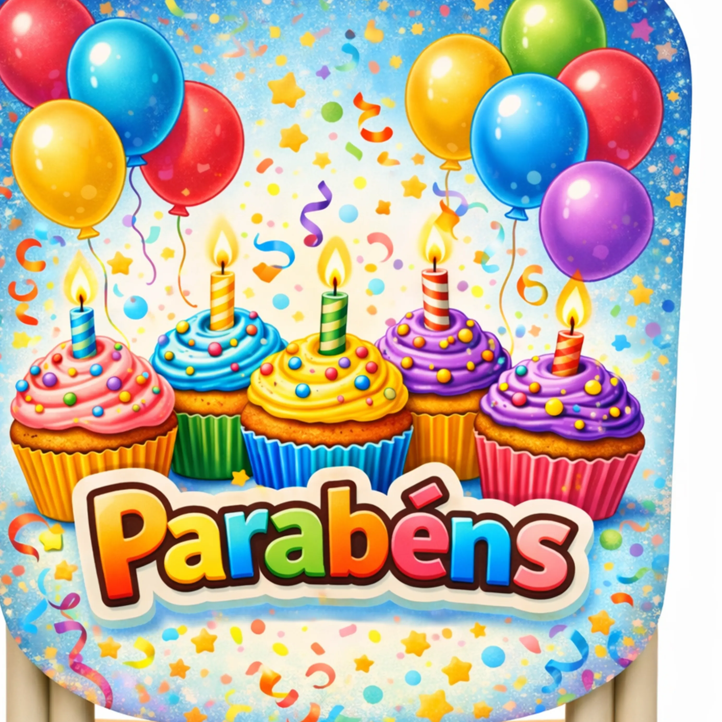 Capa divertida para aniversariantes do dia