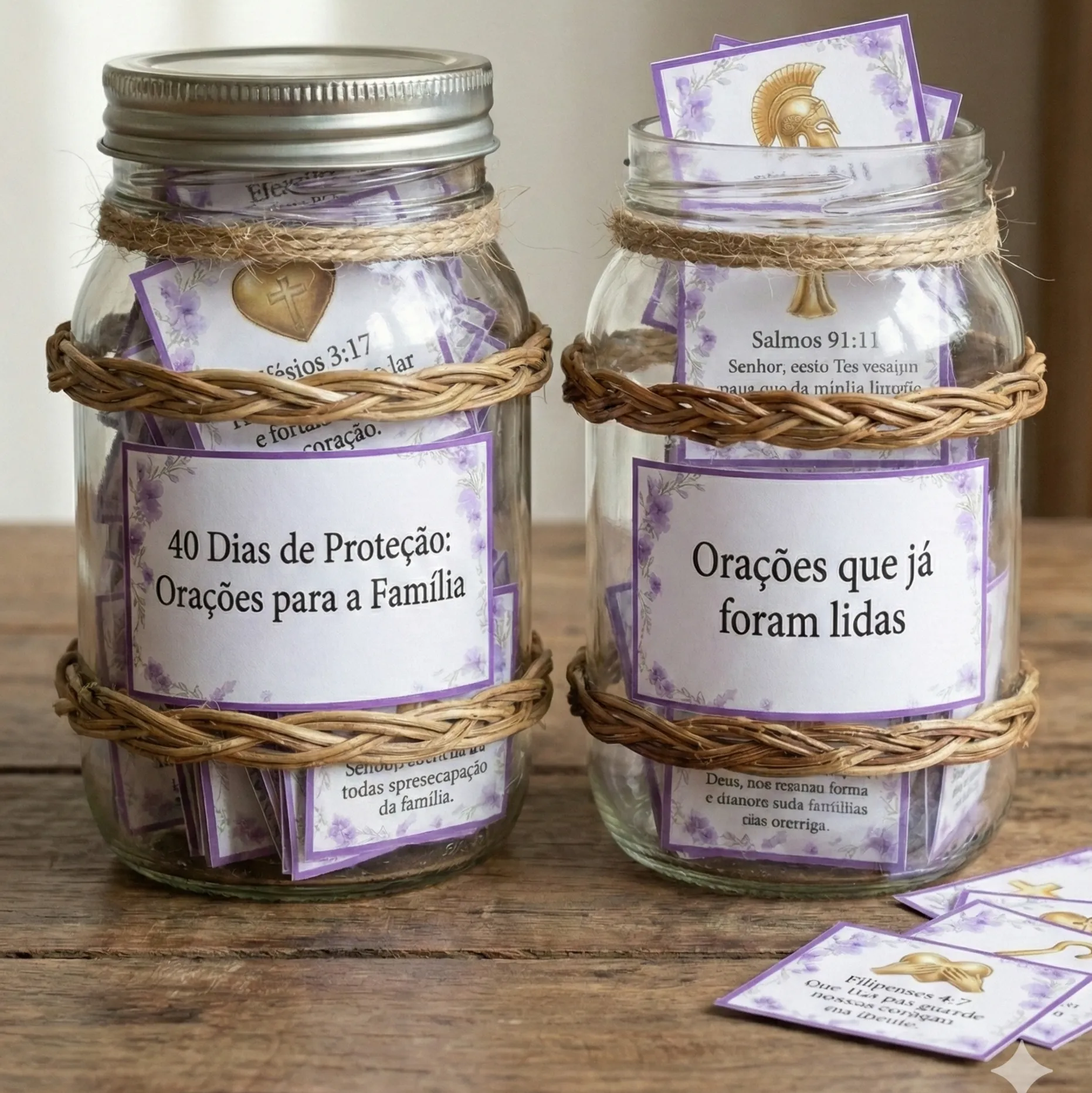 Kit Devocional: 40 Dias de Proteção para a Família. 💜✨, Blinde a sua casa durante a Quaresma!