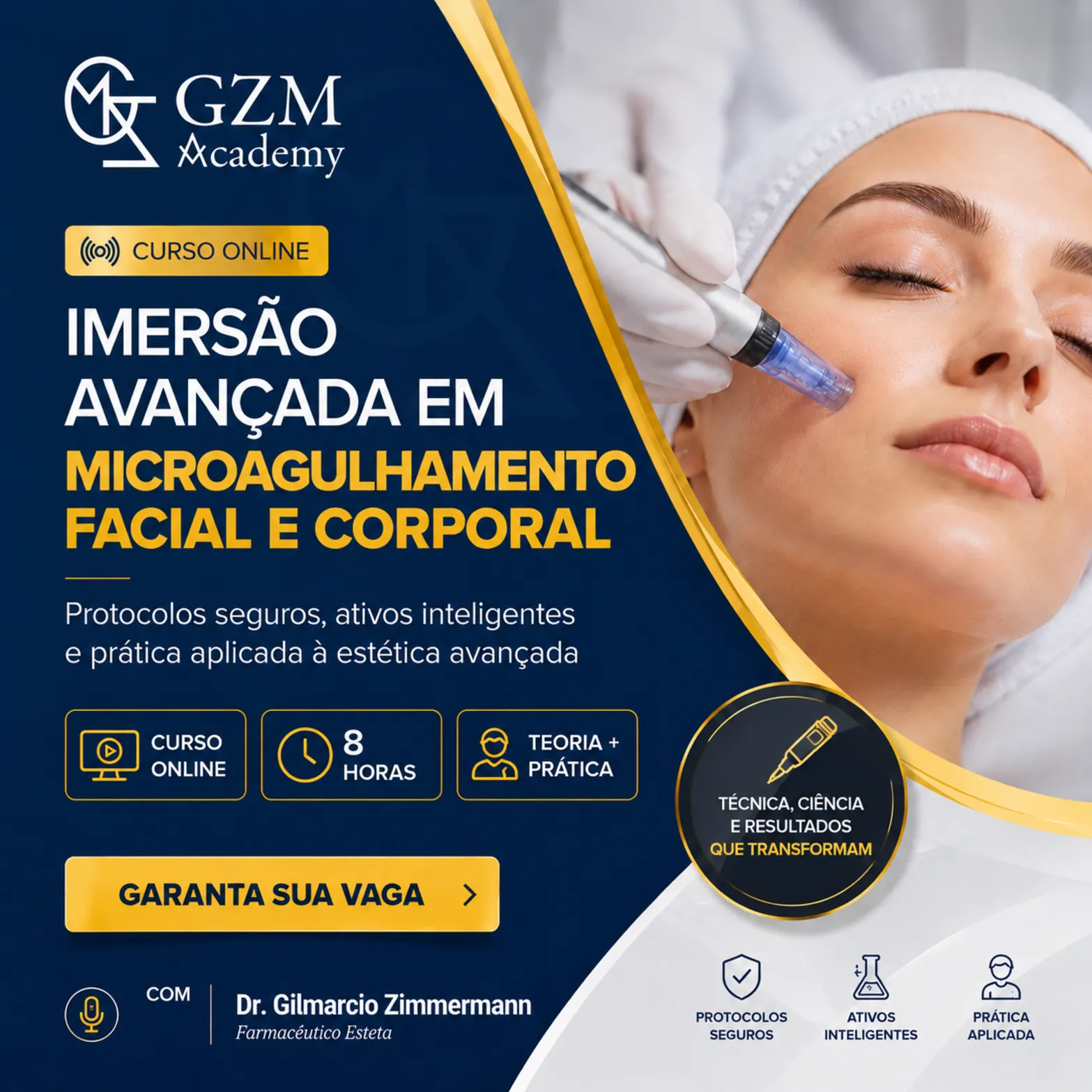 Imersão Avançada em Microagulhamento Facial e Corporal
