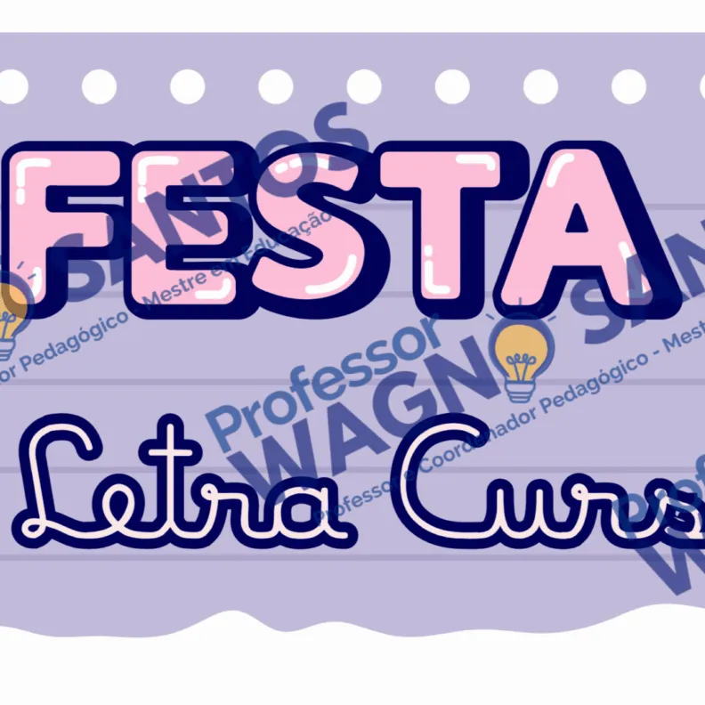 Festa da Letra cursiva