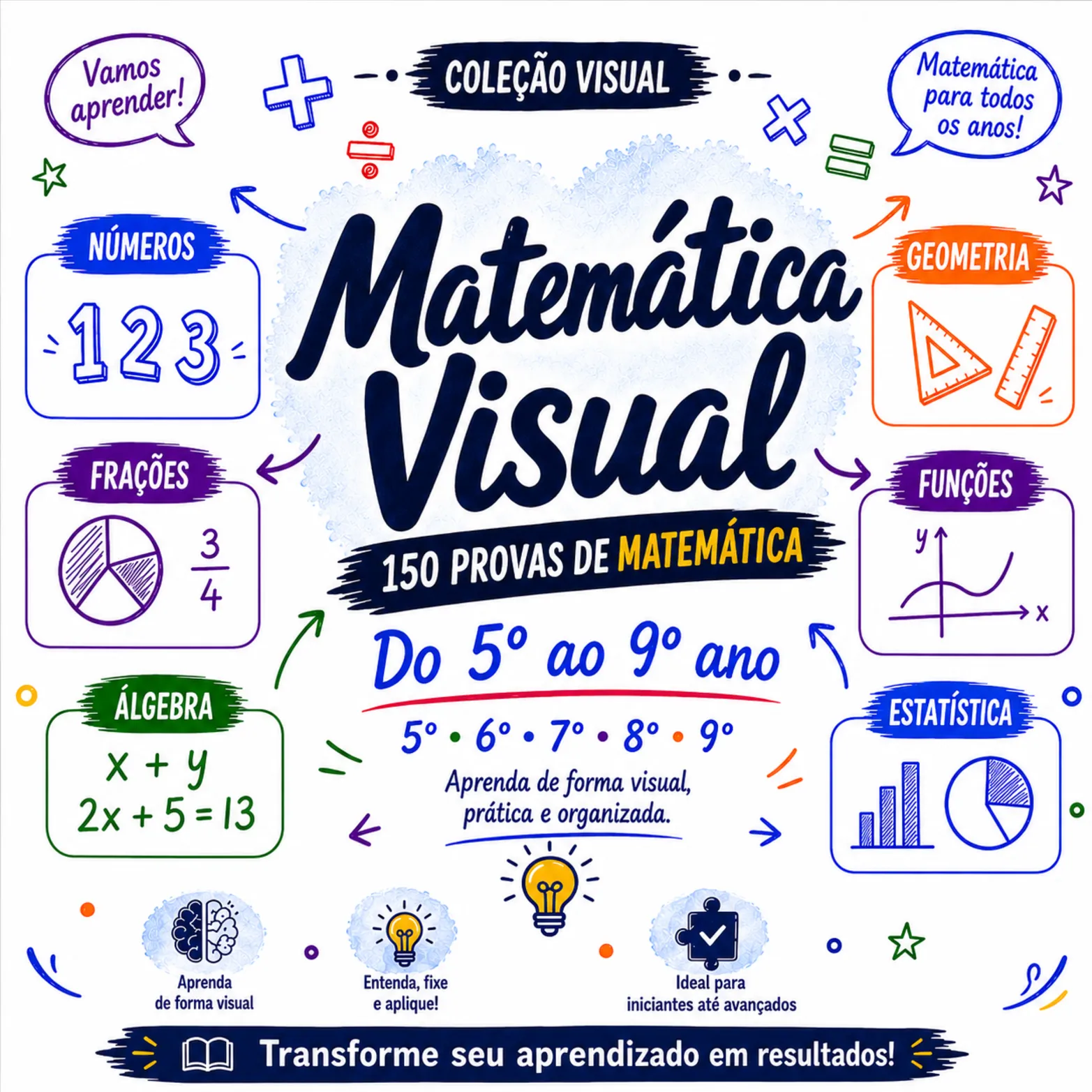 150 provas de matemática - 5º ao 9º